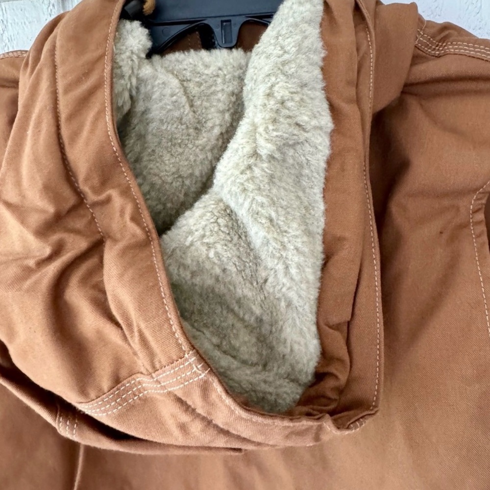 NWT Carhartt Womens Super Dux Relax Fit Sherpa-Lined Flame Resistant Jacket Sz S